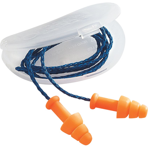 Bouchons d'oreilles SmartFit de Howard Leight, Avec cordon, Vrac - Sac en poly, 25 dB NRR, Taille unique NTL Industrial