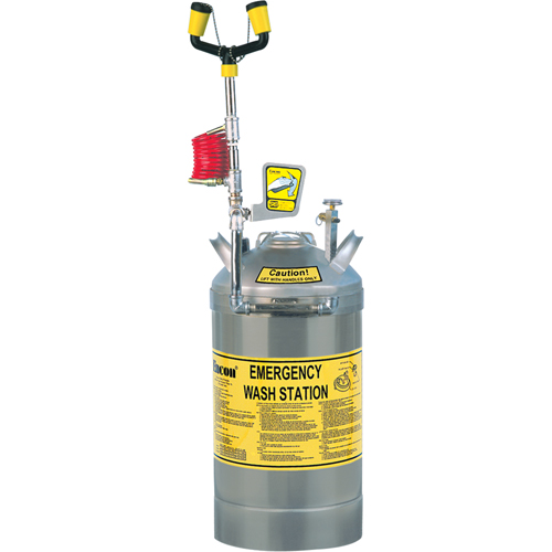 Self-Contained Eyewash Station, Pressurized, 13 gal. Capacity, Meets ANSI Z358.1 NTL Industrial