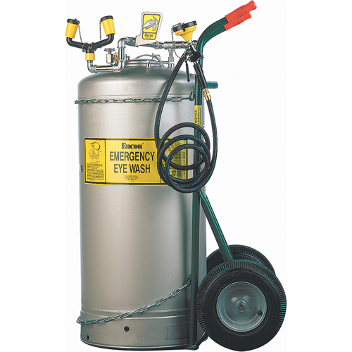Self-Contained Eyewash Station, Pressurized, 37 gal. Capacity, Meets ANSI Z358.1 NTL Industrial