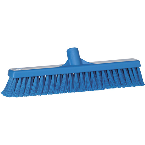 Food Hygiene Broom, 15.7"x2", Polypropylene, Blue NTL Industrial