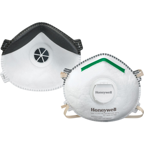 Saf-T-Fit&reg; Plus N1125 Particulate Respirators, N95, NIOSH Certified, Small NTL Industrial