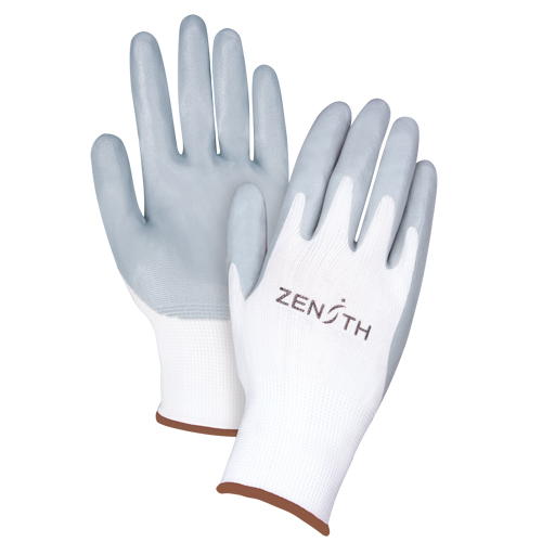 Lightweight Breathable Coated Gloves, 9/Large, Foam Nitrile Coating, 13 Gauge, Polyester Shell NTL Industrial