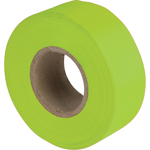 Rubans pour signalisation, 1,1875" la x 150' lo, Lime fluorescent NTL Industrial