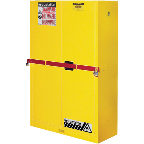 Sure-Grip&reg; Ex High Security Flammable Safety Cabinets, 45 gal., 2 Door, 43" W x 65" H x 18" D NTL Industrial