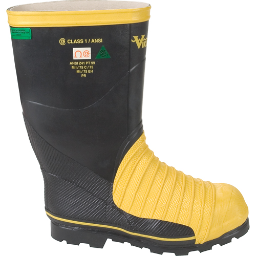 Miner 49er Professional Mining Boots, Rubber, Steel Toe, Size 7 NTL Industrial