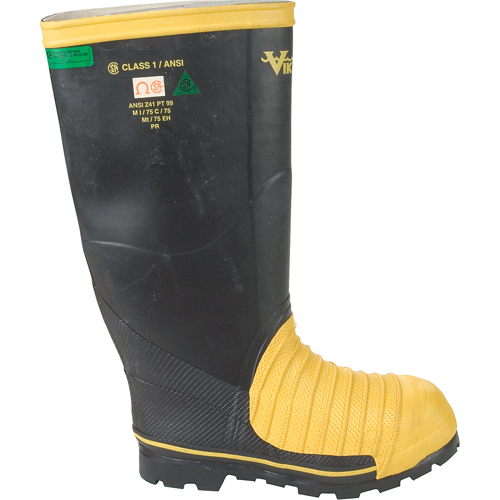 Miner 49er Professional Mining Boots, Rubber, Steel Toe, Size 7 NTL Industrial