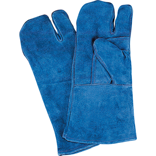 Gants de soudage &agrave; pouce & paume doubles, Cuir de vache refendu, Taille Grand NTL Industrial