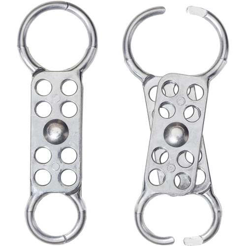 Safety Lockout Hasps, Silver NTL Industrial