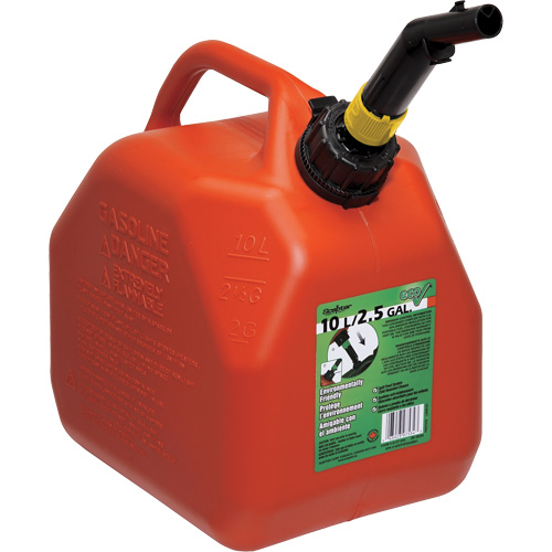 Eco&reg; Gas Cans, 2.5 US gal./9.46 L, Red, CSA Compliant/ULC NTL Industrial