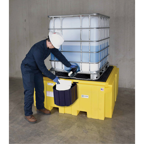 IBC Spill Pallet Plus&reg; Without Drain, 365 US gal. Spill Capacity, 62" x 62" x 28" NTL Industrial