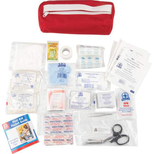 Trousse de premiers soins, Dispositif m&eacute;dical Classe 1, Sac en nylon NTL Industrial