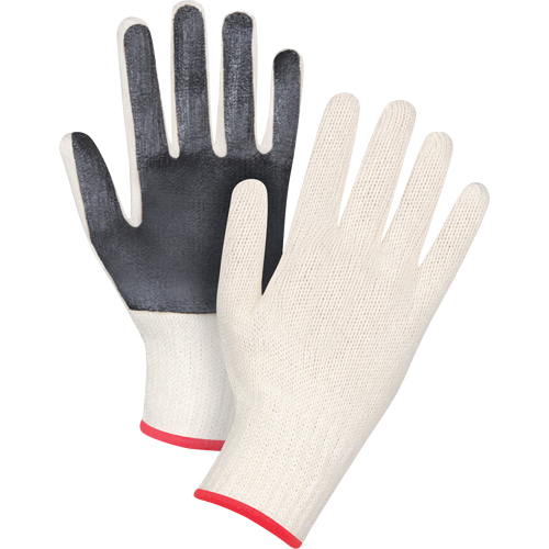 Gants en tricot &agrave; paume enduite, Poly/coton, Un c&ocirc;t&eacute;, Calibre 7, Petit NTL Industrial