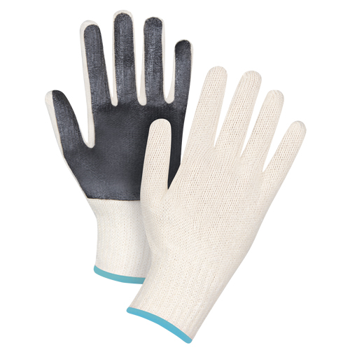 Palm-Coated String Knit Gloves, Poly/Cotton, Single Sided, 7 Gauge, X-Large NTL Industrial