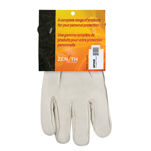 Standard-Duty Winter-Lined Driver's Gloves, 2X-Large, Grain Cowhide Palm, Fleece Inner Lining NTL Industrial