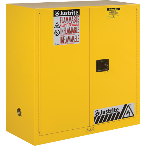 Sure-Grip&reg; Ex Flammable Storage Cabinets, 30 gal., 2 Door, 43" W x 44" H x 18" D NTL Industrial