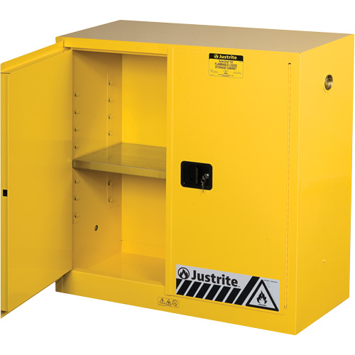 Sure-Grip&reg; Ex Flammable Storage Cabinets, 30 gal., 2 Door, 43" W x 44" H x 18" D NTL Industrial