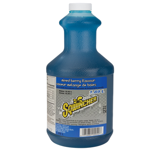 Sqwincher Boisson de r&eacute;hydratation, Concentr&eacute;, M&eacute;lange de baies NTL Industrial