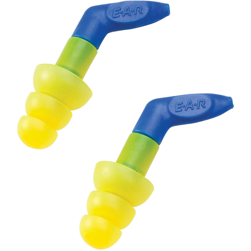 E-A-R UltraFit Reusable Earplugs, Uncorded, Bulk - Polybag, 27 dB NRR, One-Size NTL Industrial