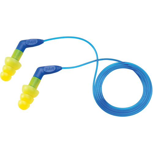 Bouchons d'oreilles r&eacute;utilisables E-A-R UltraFit, Avec cordon, Vrac - Sac en poly, 27 dB NRR, Taille unique NTL Industrial