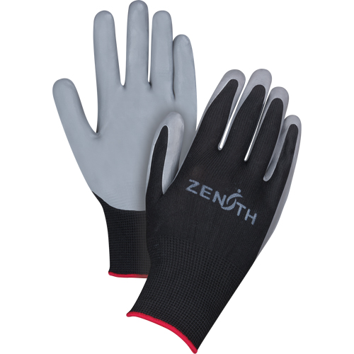 Gants enduits confortables de premi&egrave;re qualit&eacute;, 9/Grand, R&ecirc;vetement Nitrile, Calibre 13, Enveloppe en Polyester NTL Industrial