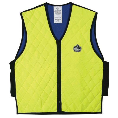 Vestes refroidissantes &agrave; &eacute;vaporation humide Chill-Its 6665, Moyen, Jaune lime haute visibilit&eacute; NTL Industrial