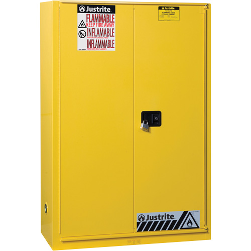Armoires Sure-Grip EX pour produits inflammables, 45 gal., 1 Porte(s), 43" La x 65" h x 18" p NTL Industrial