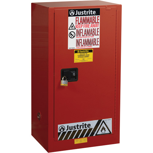 Armoire de s&eacute;curit&eacute; pour la peinture et les encres combustibles EX Sure-Grip, 20 gal., 2 tablettes NTL Industrial
