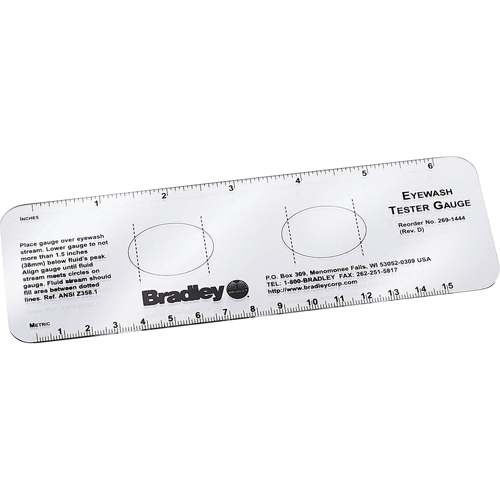 Manom&egrave;tres d'essai pour douche oculaire NTL Industrial