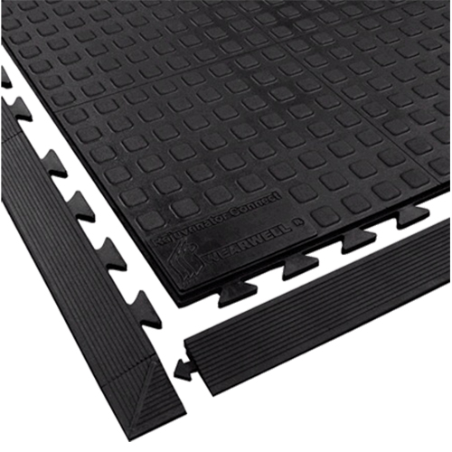 Rejuvenator Connect No. 502, Polyurethane, 3-1/4' W x 3-1/4' L, 5/8" Thick, Yellow NTL Industrial