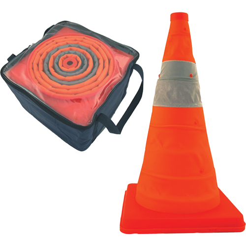 Pack & PopCollapsible Cones, 28" H, Orange NTL Industrial