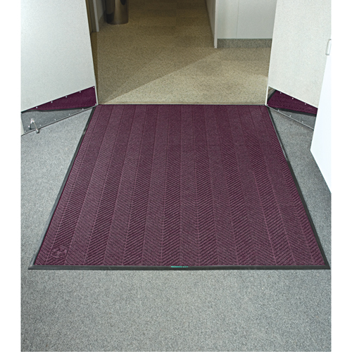 Tapis Waterhog Eco Elite, Essuie-pieds/grattoir, 6' x 8' x 3/8", Marron NTL Industrial
