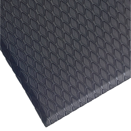 Cushion Max Mats, Diamond, 2' x 3' x 5/8", Charcoal, Nitrile/PVC NTL Industrial