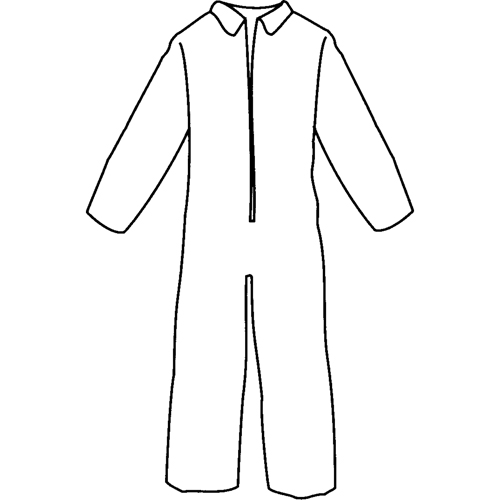 Pyrolon&reg; Plus 2 Disposable FR Coveralls, Small, Blue, FR Treated Fabric NTL Industrial