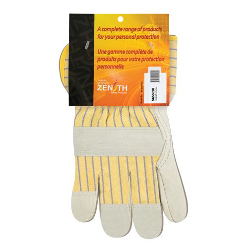 Standard-Duty Dry-Palm Fitters Gloves, Ladies, Grain Cowhide Palm, Cotton Inner Lining NTL Industrial