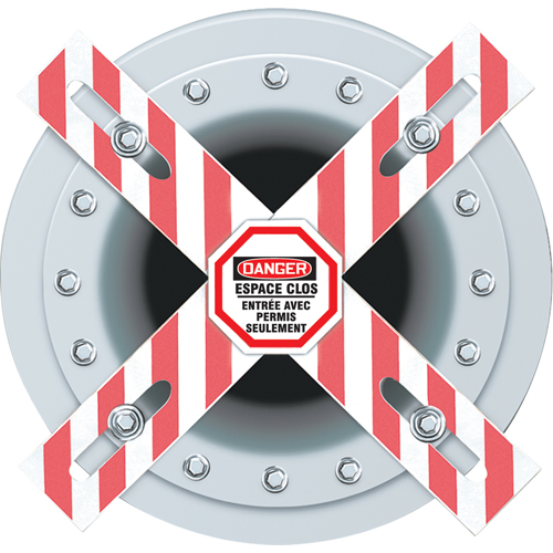 Barri&egrave;re Danger Man-Way Cross NTL Industrial