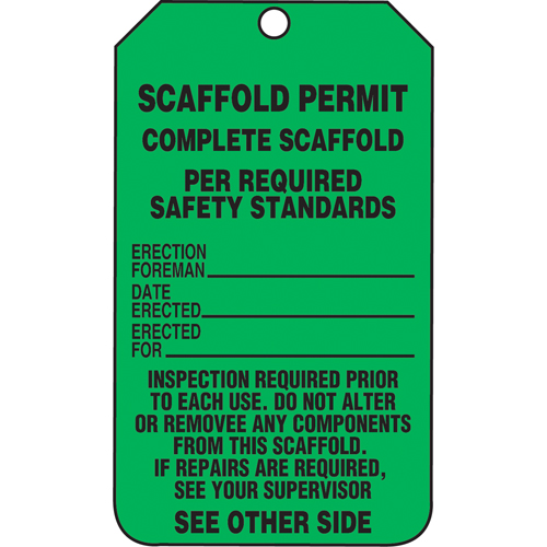 Inspection Tags, Cardstock, 3-1/8" W x 5-7/8" H, English NTL Industrial