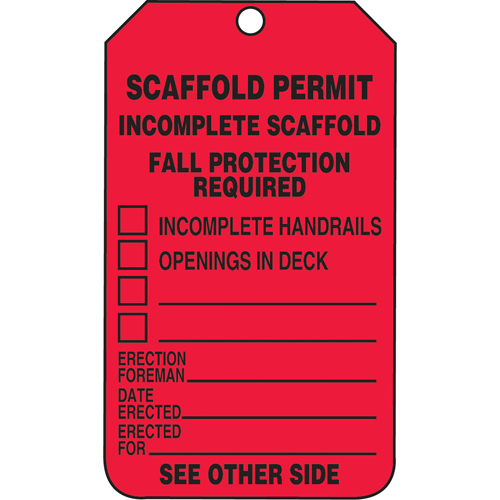 Inspection Tags, Cardstock, 3-1/8" W x 5-7/8" H, English NTL Industrial
