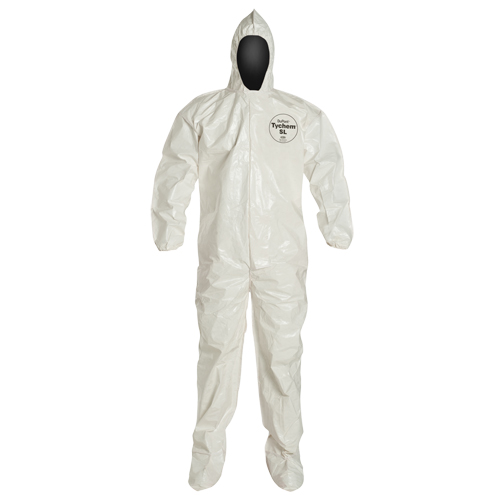 Tychem&reg; 4000 Coveralls, 2X-Large, White NTL Industrial