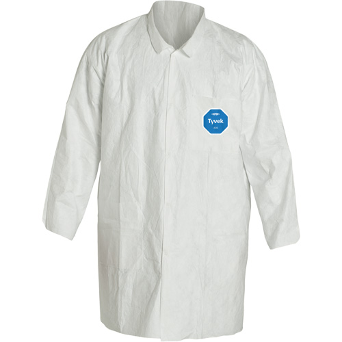 Sarrau de laboratoire, Tyvek 400, Blanc, 2T-Grand NTL Industrial