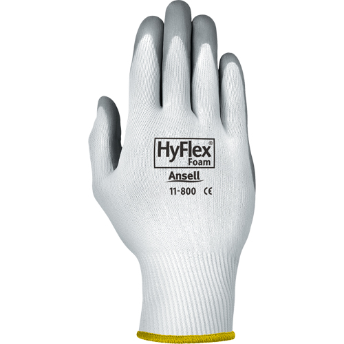 Hyflex&reg; 11-800 Gloves, 8/Medium, Foam Nitrile Coating, 15 Gauge, Nylon Shell NTL Industrial