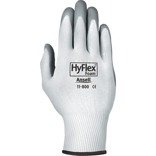 Hyflex&reg; 11-800 Gloves, 10/X-Large, Foam Nitrile Coating, 15 Gauge, Nylon Shell NTL Industrial
