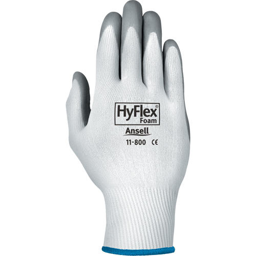 Gants Hyflex 11-800, 11/2T-Grand, R&ecirc;vetement Mousse de nitrile, Calibre 15, Enveloppe en Nylon NTL Industrial