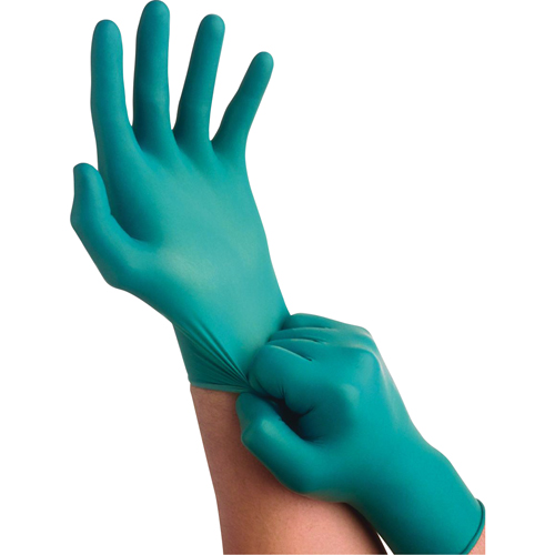 TouchNTuff&reg; 92-600 Gloves, Medium, Nitrile, 5-mil, Powder-Free, Green NTL Industrial