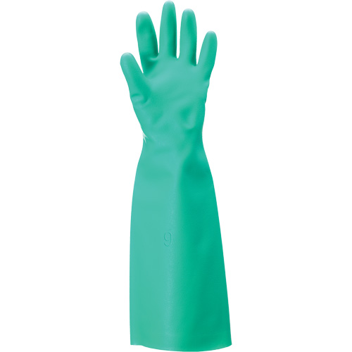 Solvex&reg; 37-185 Gloves, Size X-Large/10, 18" L, Nitrile, 22-mil NTL Industrial
