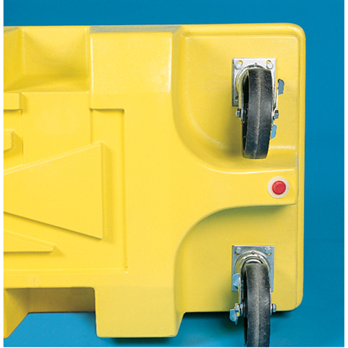 Chariots Poly-Spillcart, 66,5" lo x 29" la x 43,9" h, Cap. de d&eacute;versement 57 gal. US NTL Industrial