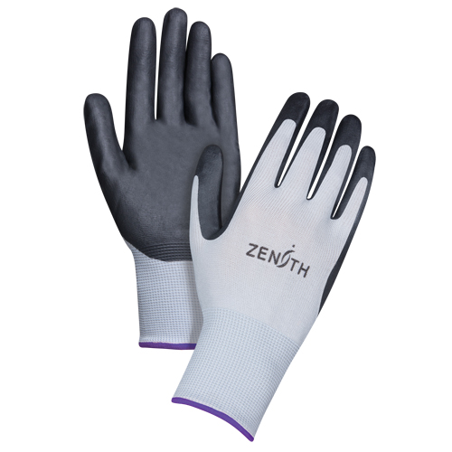 Gants l&eacute;gers enduits et respirants, 6/T-petit, R&ecirc;vetement Mousse de nitrile, Calibre 13, Enveloppe en Polyester NTL Industrial