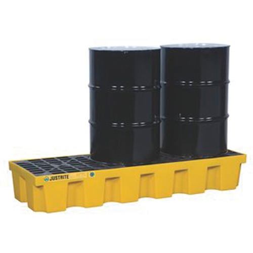 EcoPolyBlend Spill Control Pallets - Without Drain, 75 US gal. Spill Capacity, 73" x 25" x 11.6" NTL Industrial