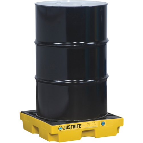EcoPolyBlend Accumulation Centers, 12 US gal. Spill Capacity, 25" x 25" x 5.5" NTL Industrial