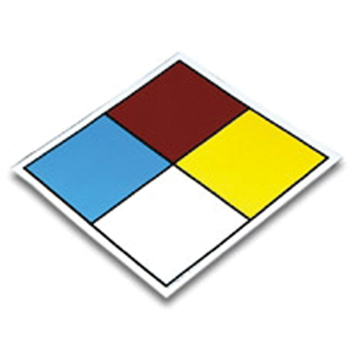 Blank NFPA Safety Placard, Vinyl NTL Industrial