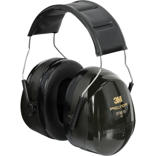 Peltor Optime 101 Series Earmuffs, Headband, 25 NRR dB NTL Industrial